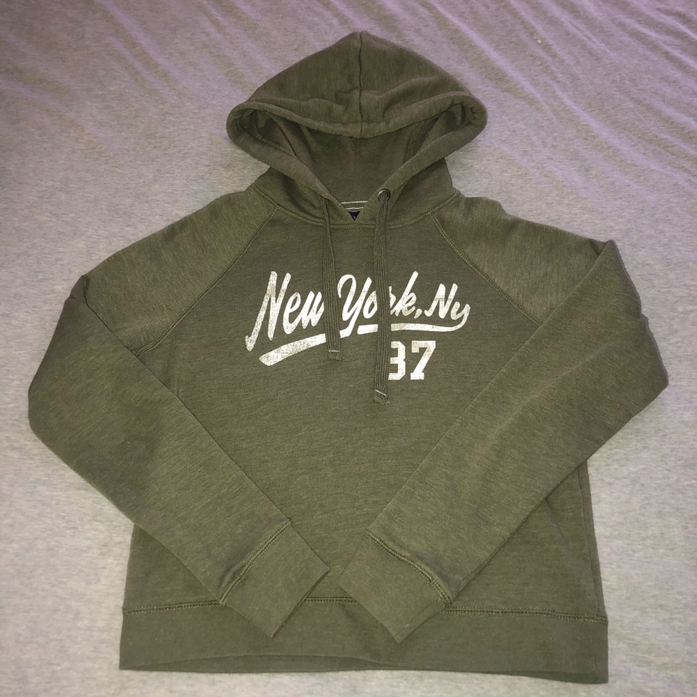 Aeropostale Cropped Pullover Hoodie